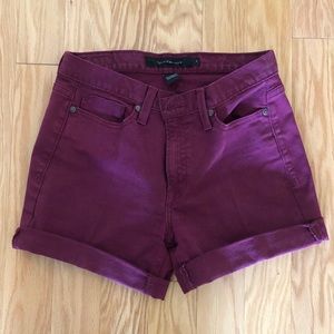 Calvin Klein mauve denim shorts size 4